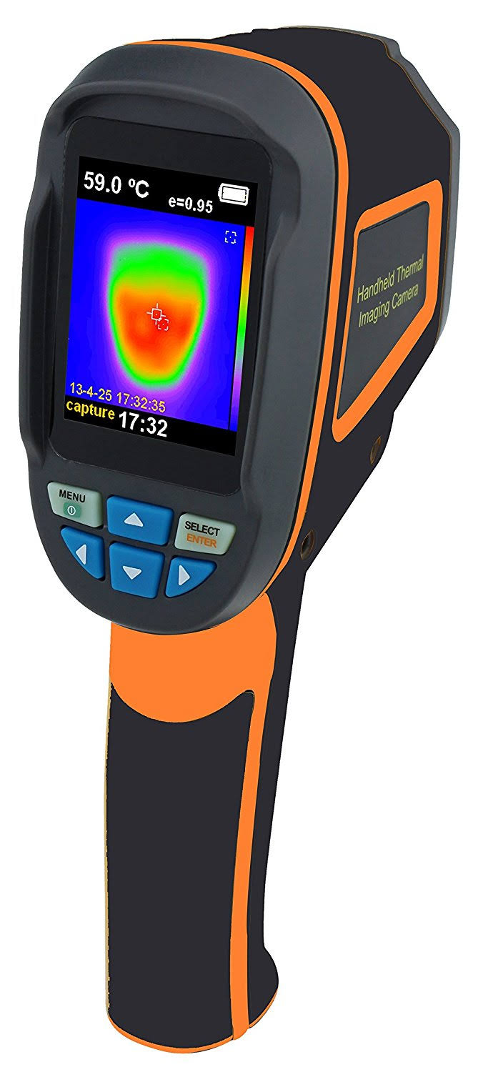 PerfectPrime Ir0002, Infrared (IR) Thermal Imager u0026 Visible Light Camera with IR Resolution 3600 Pixels u0026 Temperature Ra