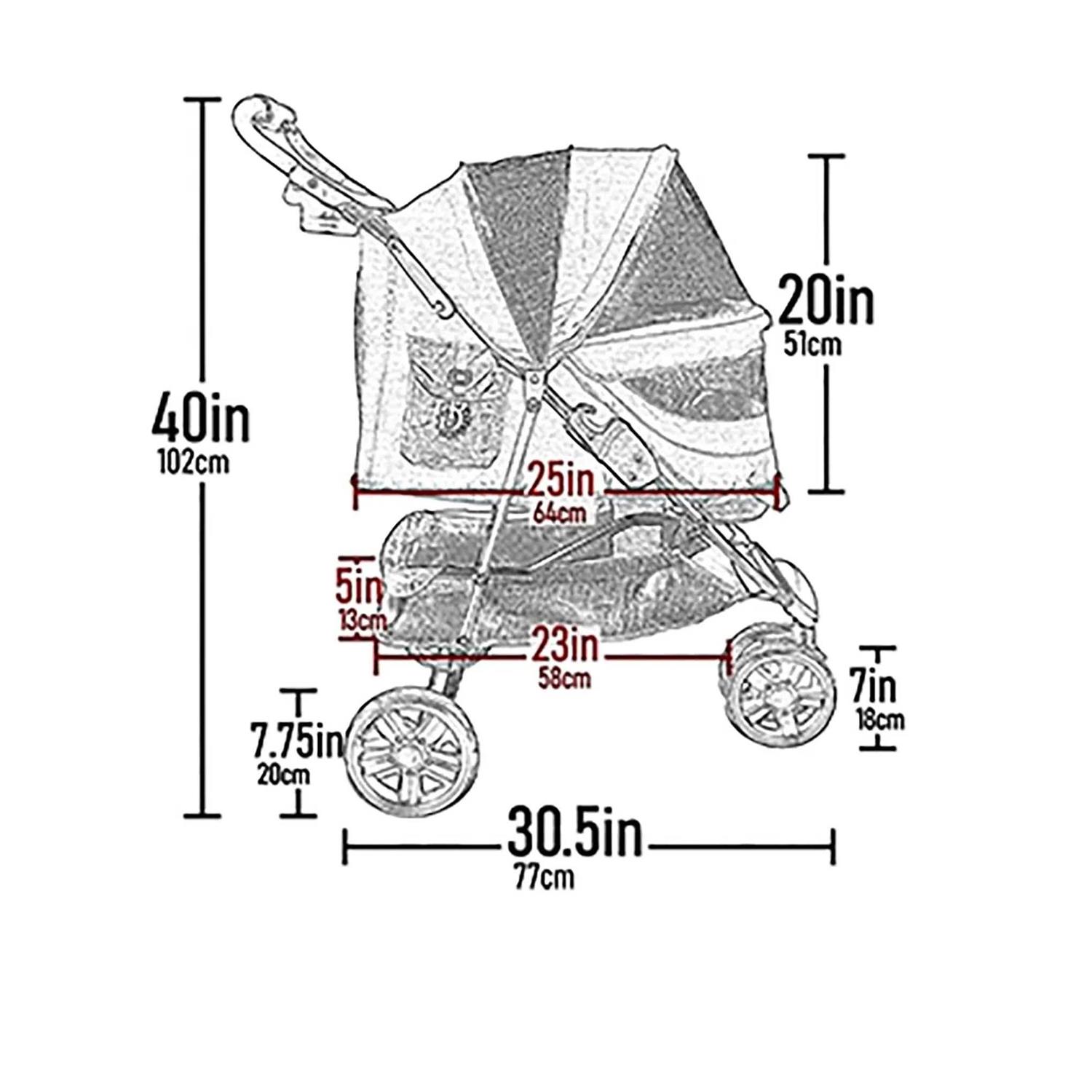 No-Zip Special Edition Stroller Pet Gear - Pet Supplies online store