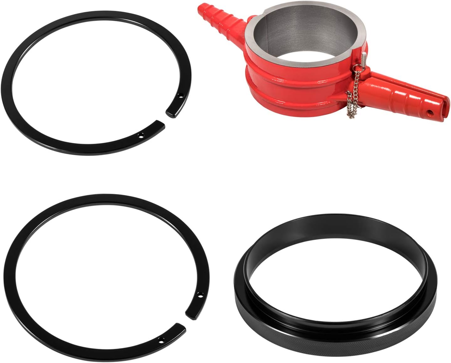 Piston Ring Compressor Tool 5.4 bore and Anti-Polishing Ring Adapter Set Alternative to 5299448 PT-7040 Compatible for Cummins ISX Caterpillar 3400