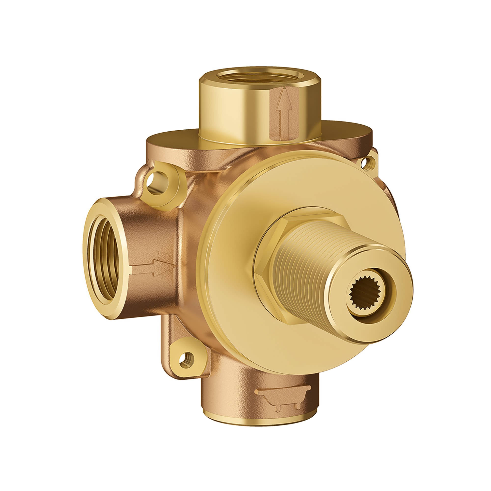 Grohe 29902000 3-Way Diverter Rough-In Valve