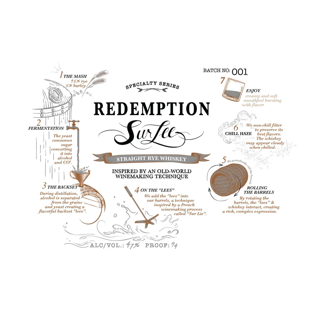 Redemption Sur Lee Rye Whiskey - Nestor Liquor