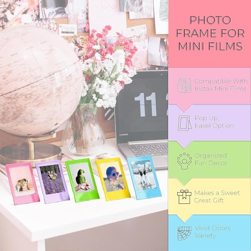 Fujifilm Instax Mini 12 Instant Camera Bundle with Fujifilm Instax Mini Instant Film Value Pack (60 Sheets) with Accessories Including Protective