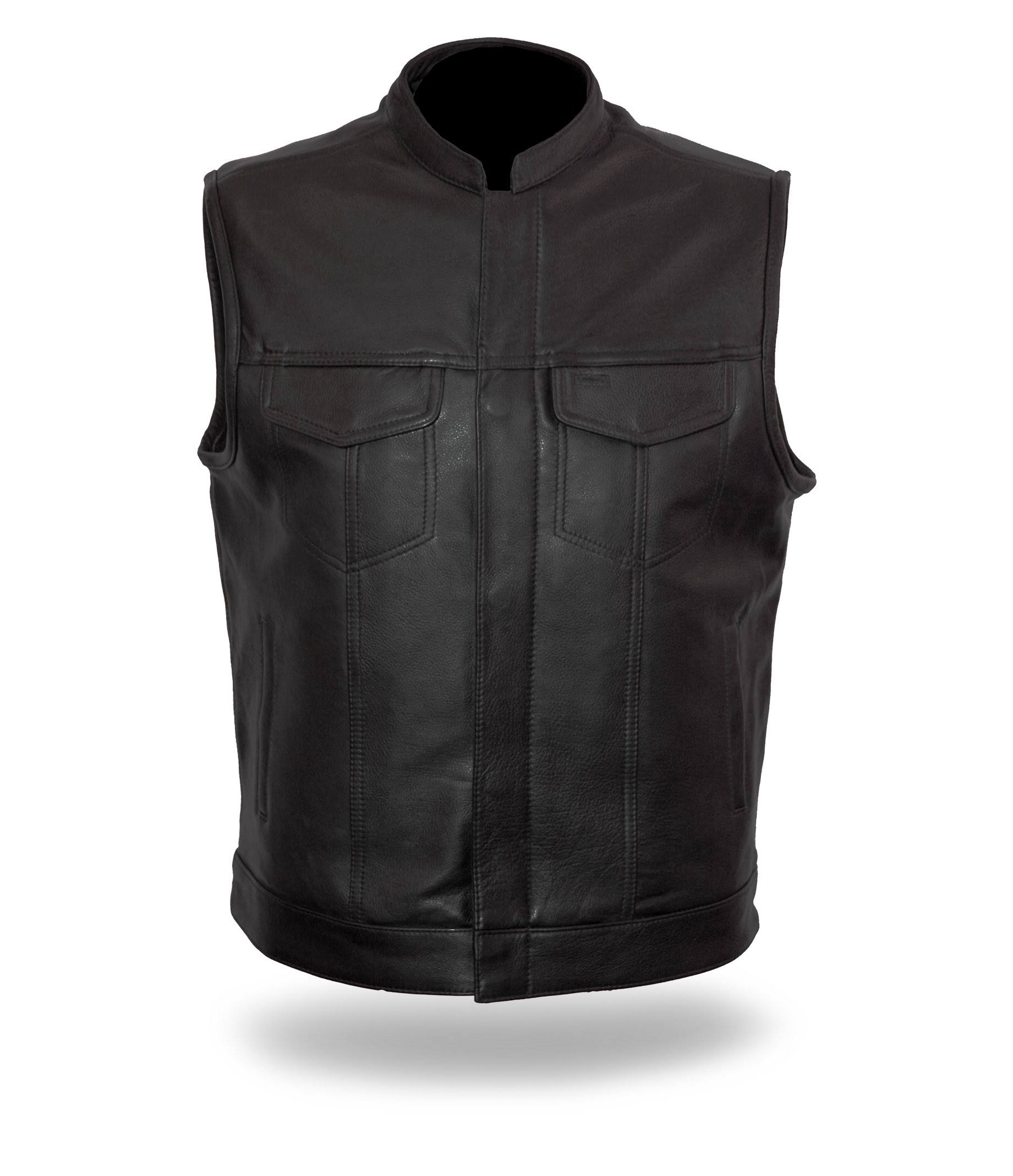 First Manufacturing Men&s Sharp Shooter Motorcycle Vest