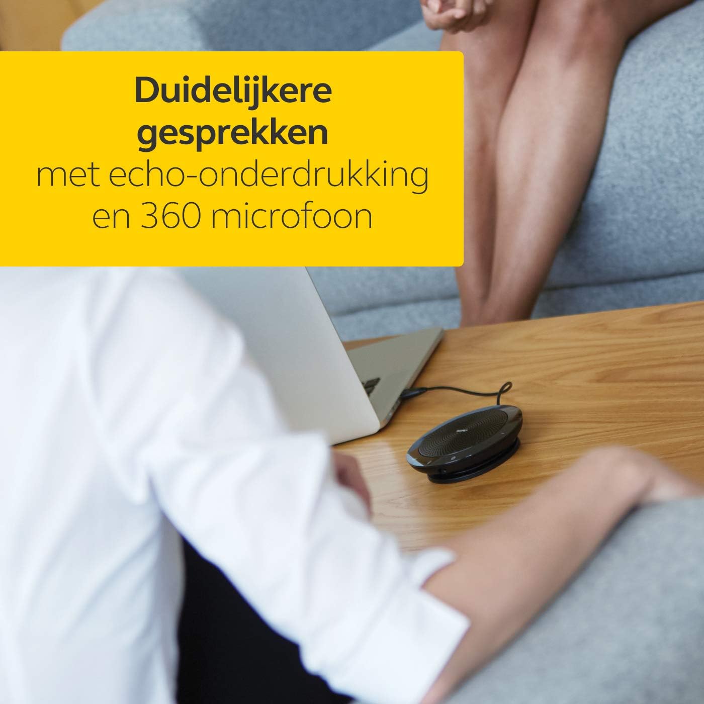 Jabra 7410-209 Model Speak 410 USB Speakerphone, Plug and Play Solution, Works with All PCs, Outstanding Sound Quality