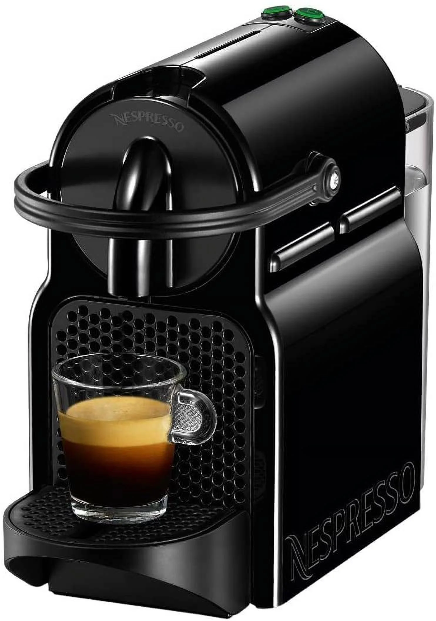 Breville Nespresso D40-US-BK-NE Inissia Plastic Buttons Espresso Maker, Black - Curated Treasures Market