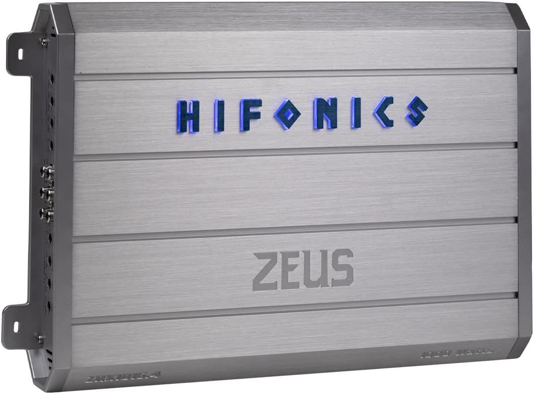 Hifonics ZRX1016.4 Zeus Car Audio Amplifier, 4-Channel 1000-Watt
