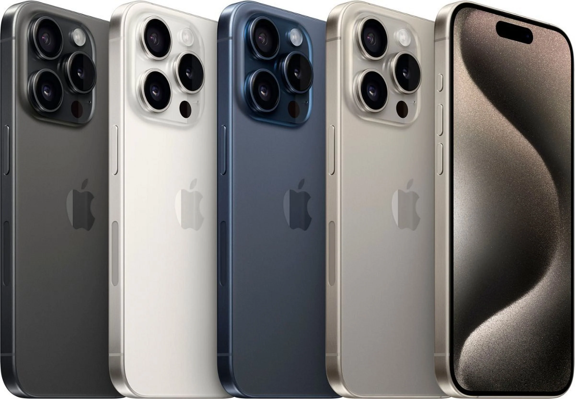 Restored Apple iPhone 15 Pro Max 512GB Unlocked White Titanium MU6C3LL/A Excellent Condition