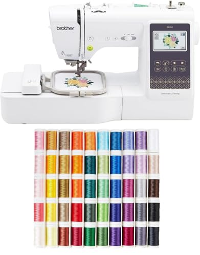 Brother SE700 Sewing and Embroidery Machine, Wireless LAN Connected, 135 Built-in Designs, 103 Built-in Stitches, Computerized, 4" x 4" Hoop Area