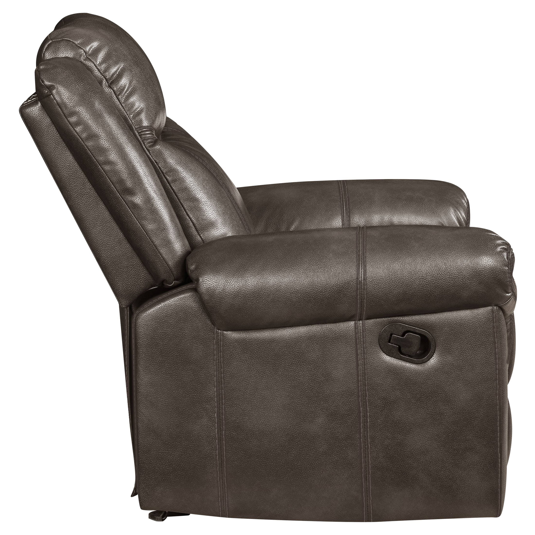 ACME Lydia Glider Recliner in Brown Leather Aire