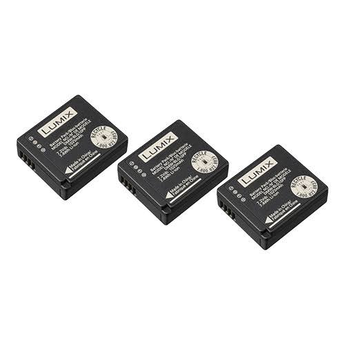 Replacement for Panasonic DMW-BLG10E Camera Battery (1025mAh, 7.2V, Li-Ion) - 3 Pack