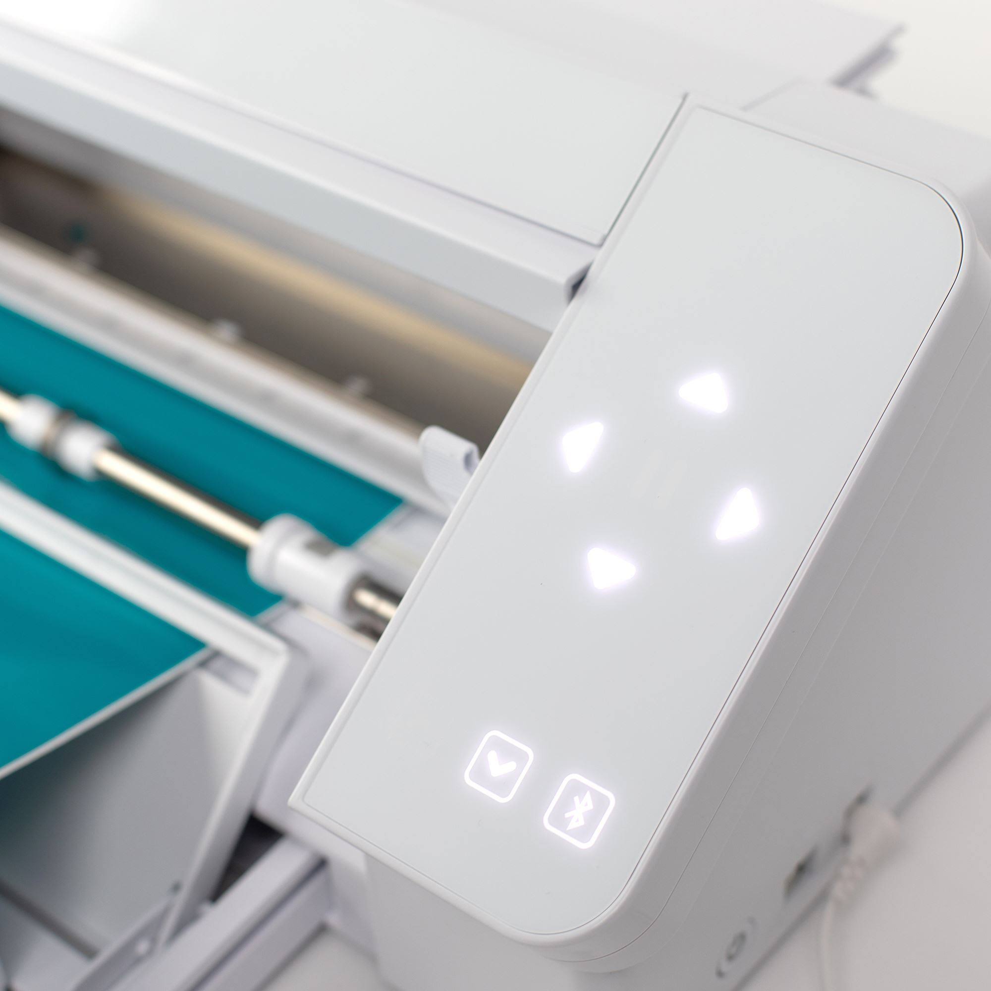 Silhouette White Cameo 4 with 26 Oracal Glossy Sheets, Guides, 24 Sketch Pens, and More