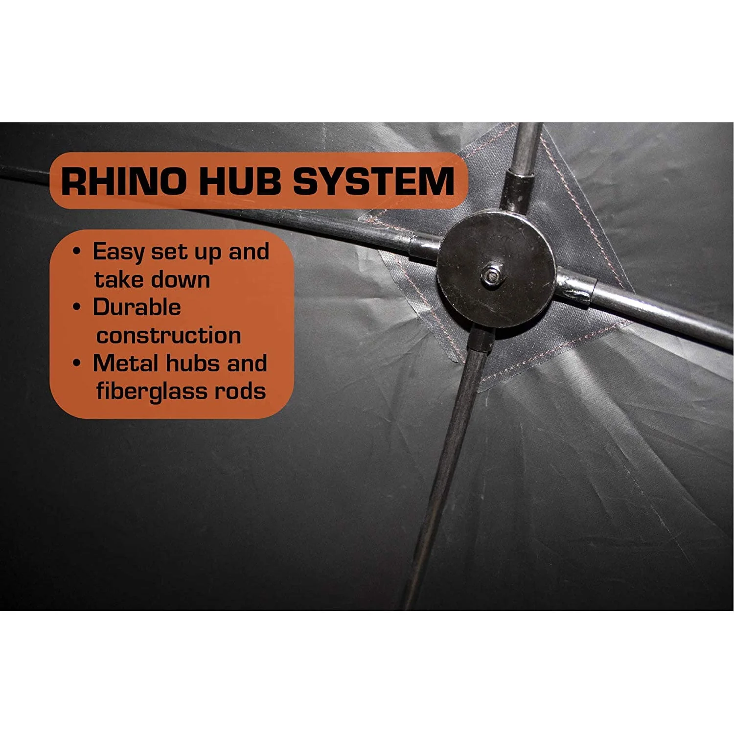 Rhino Blinds - R-200 Realtree Edge Camo Ground Blind, 3 Person
