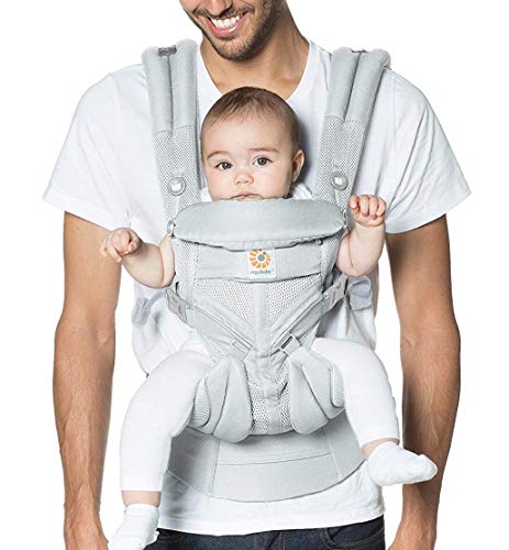 Ergobaby Omni 360 All-Position Baby Carrier for Newborn to Toddler with Lumbar Support & Cool Air Mesh (7-45 Lb)