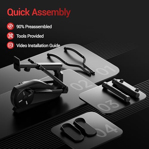CURSOR FITNESS Elliptical Machine, Elliptical Exercise Machine for Home, Elliptical Training Machines with 8 Levels Resistance