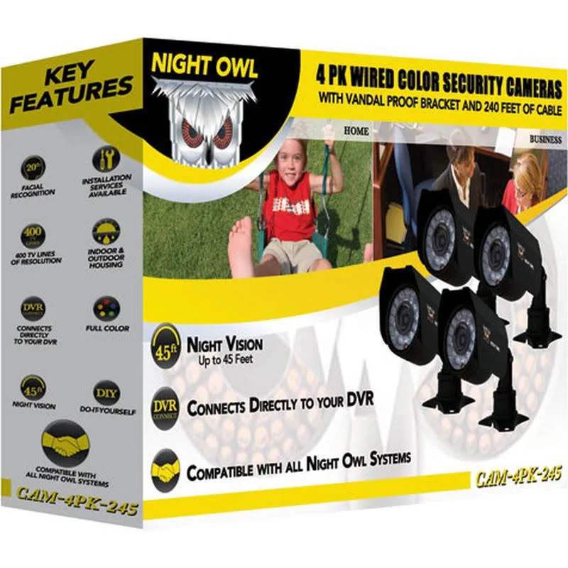 Night Owl CAM-4PK-CM245 - Kit of cameras 4 camera(s)