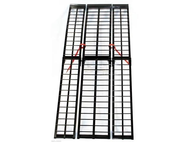 Titan 10& Aluminum Wide Truck Loading Ramp Motorcycle Harley Cruiser ATV 120-MS