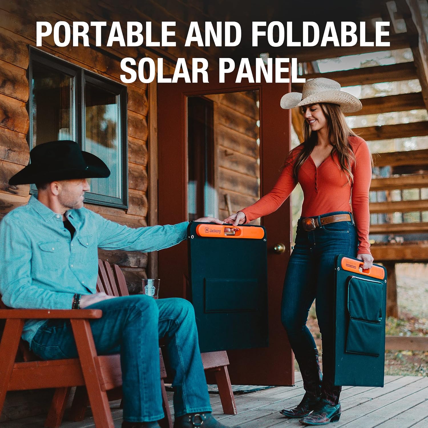 Jackery SolarSaga 100W Portable Solar Panel for Explorer 240/300/500/1000/1500 Power Station