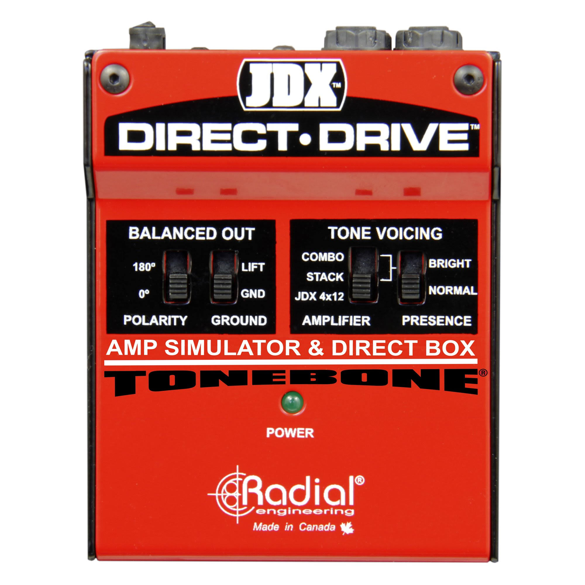 Radial JDX Direct-Drive Amp Simulator u0026 di Box