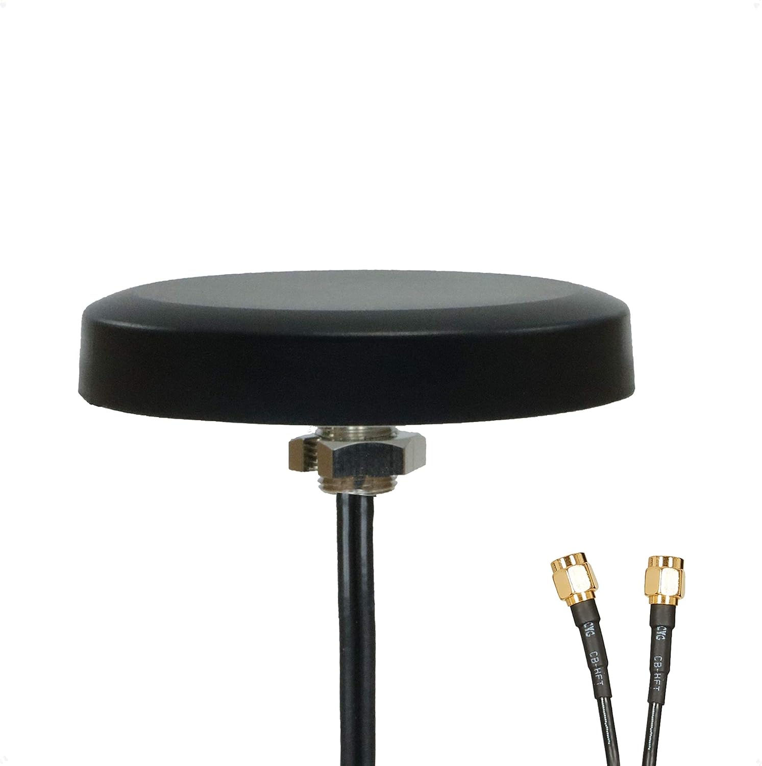 Proxicast Ultra Low Profile MIMO Dual Band WiFi Puck Antenna - 2.4/5.8 GHz 802.11 b/g/n/ac/ax - Through Hole Screw Mount