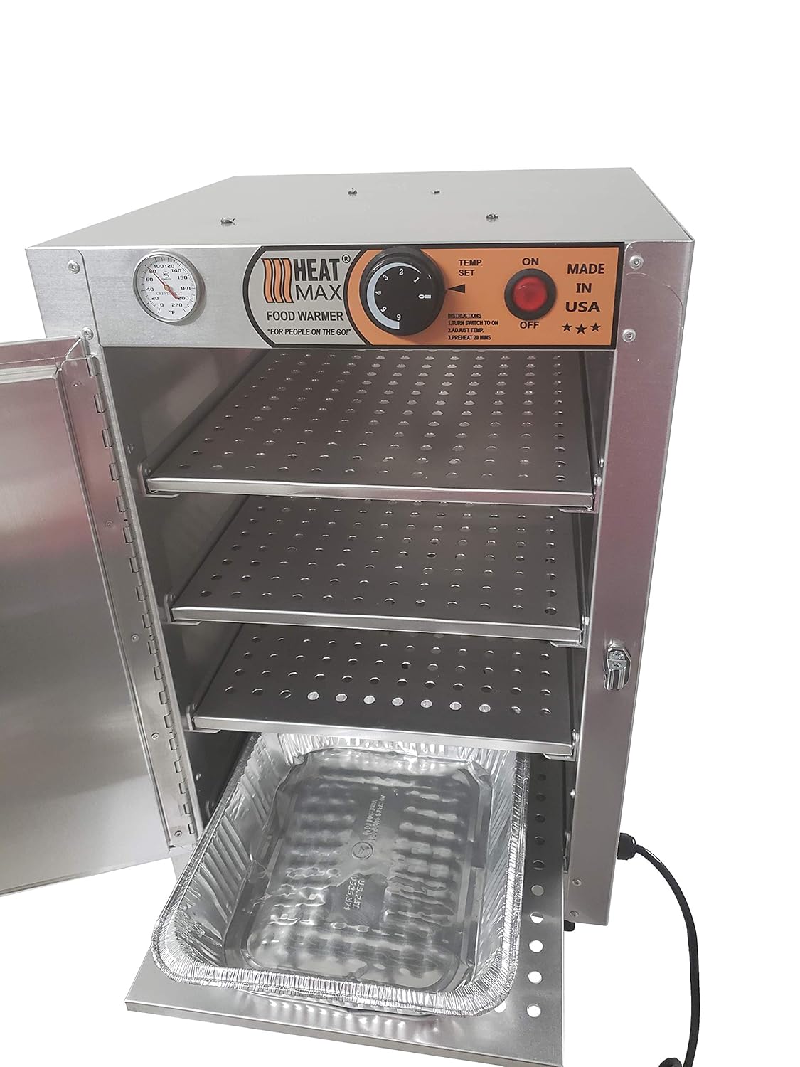 HeatMax 16x16x24 Small Hot Box Food Warmer- The Original and The Best