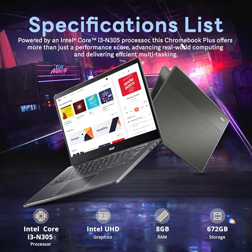 acer Chromebook 315 Laptop, 15.6" HD Display, Intel Celeron N4020(Up to 2.8GHz), 4GB RAM, 64GB eMMC, Intel UHD Graphics, 12.5H Long Battery, WiFi
