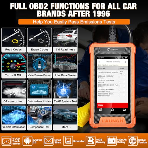 LAUNCH Creader Elite Bi-Directional OBD2 Scanner for Toyota Lexus, 2024 Full System Diagnostic Scan Tool, All Reset Service Code Reader, ECU Coding