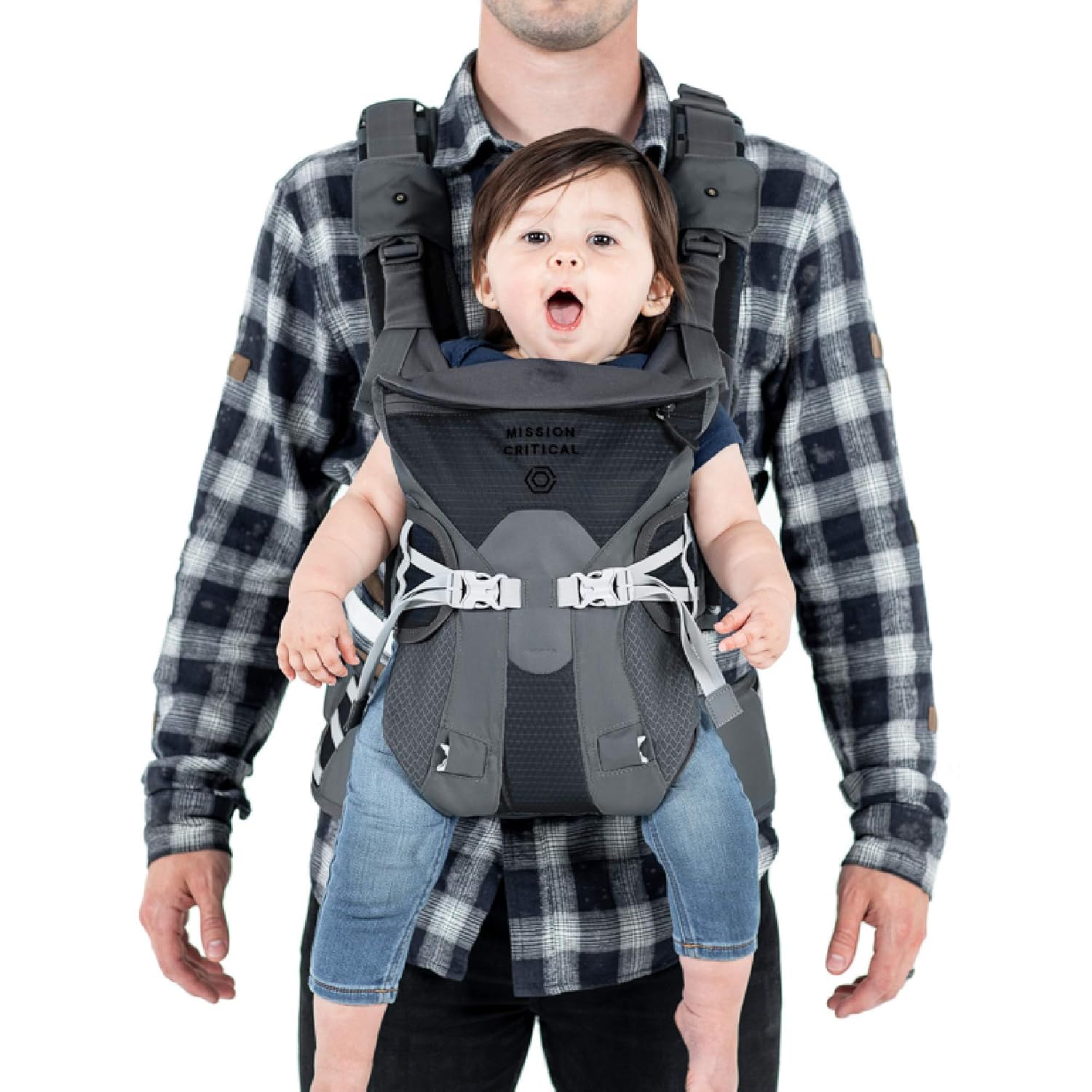 Mission Critical S.02 Adventure Baby Carrier, Baby Gear for Dads (Ocean Blue)