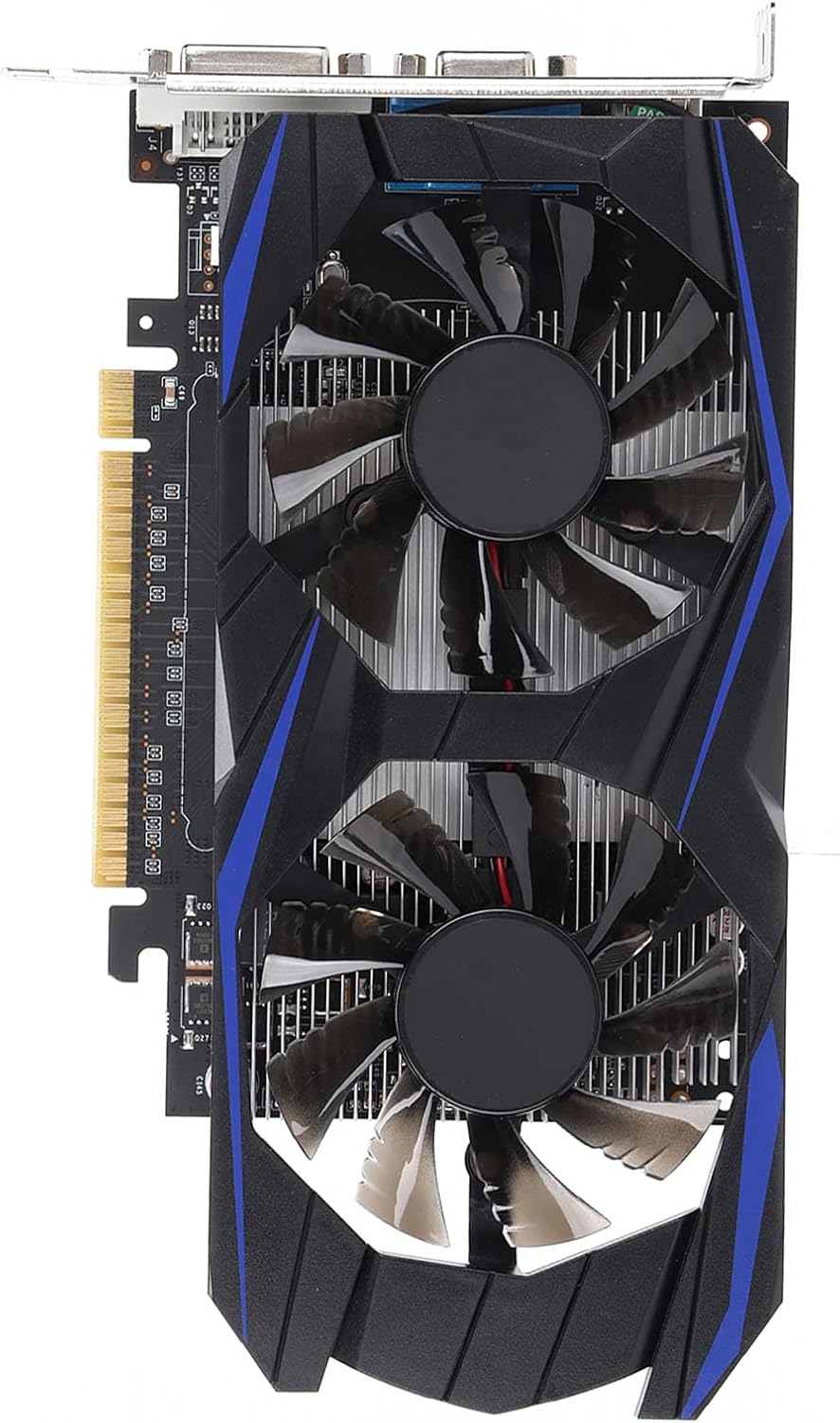 BTER Gaming Graphics Card, 128bit 4GB DDR5 900MHz Dual Fan Computer Graphics Card with Automatic Recognition