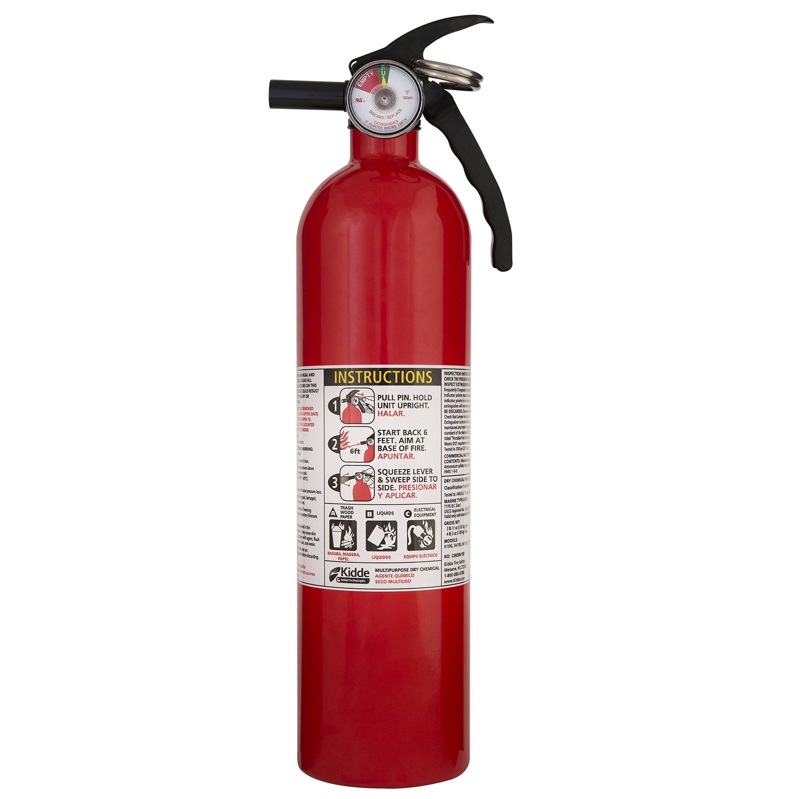 Kidde FA110 Multi Purpose Fire Extinguisher 1a10bc 6-Pack