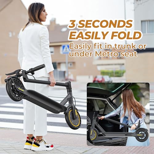 WERHY Electric Scooter, 8.5"/10"/14" Tire, Powerful 350/500W Motor, Top Speed 19/22 MPH, 21-28Miles Max Range