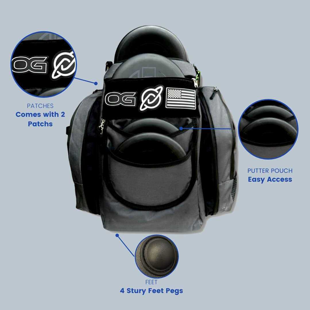 Discology Disc Golf OG V2 Disc Golf Bag 26+ Disc Capacity - Sports Supplies Online Store