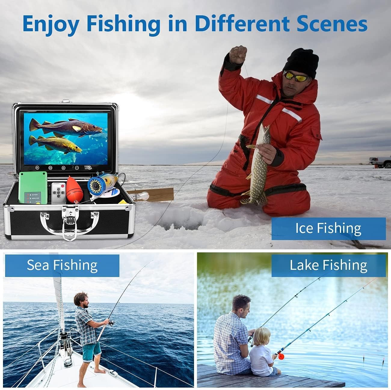 Portable Underwater Fishing Camera