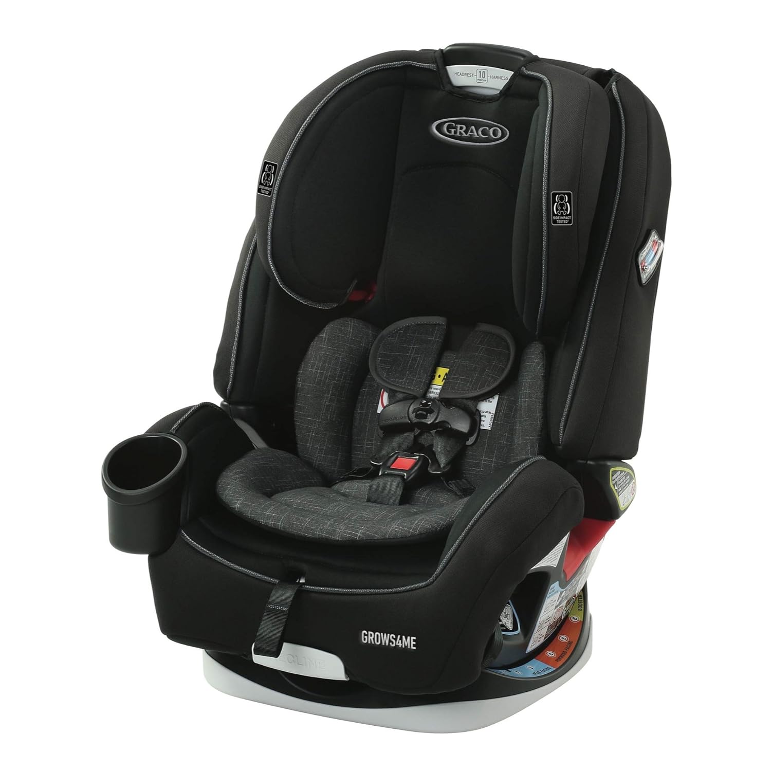 Graco Grows4Me 4-in-1 10-Year Car Seat and SnugRide 35 Lite LX Infant Car Seat Bundle