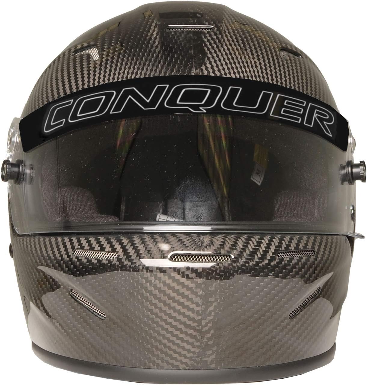 Conquer Carbon Fiber Full Face Auto Racing Helmet Snell SA2020