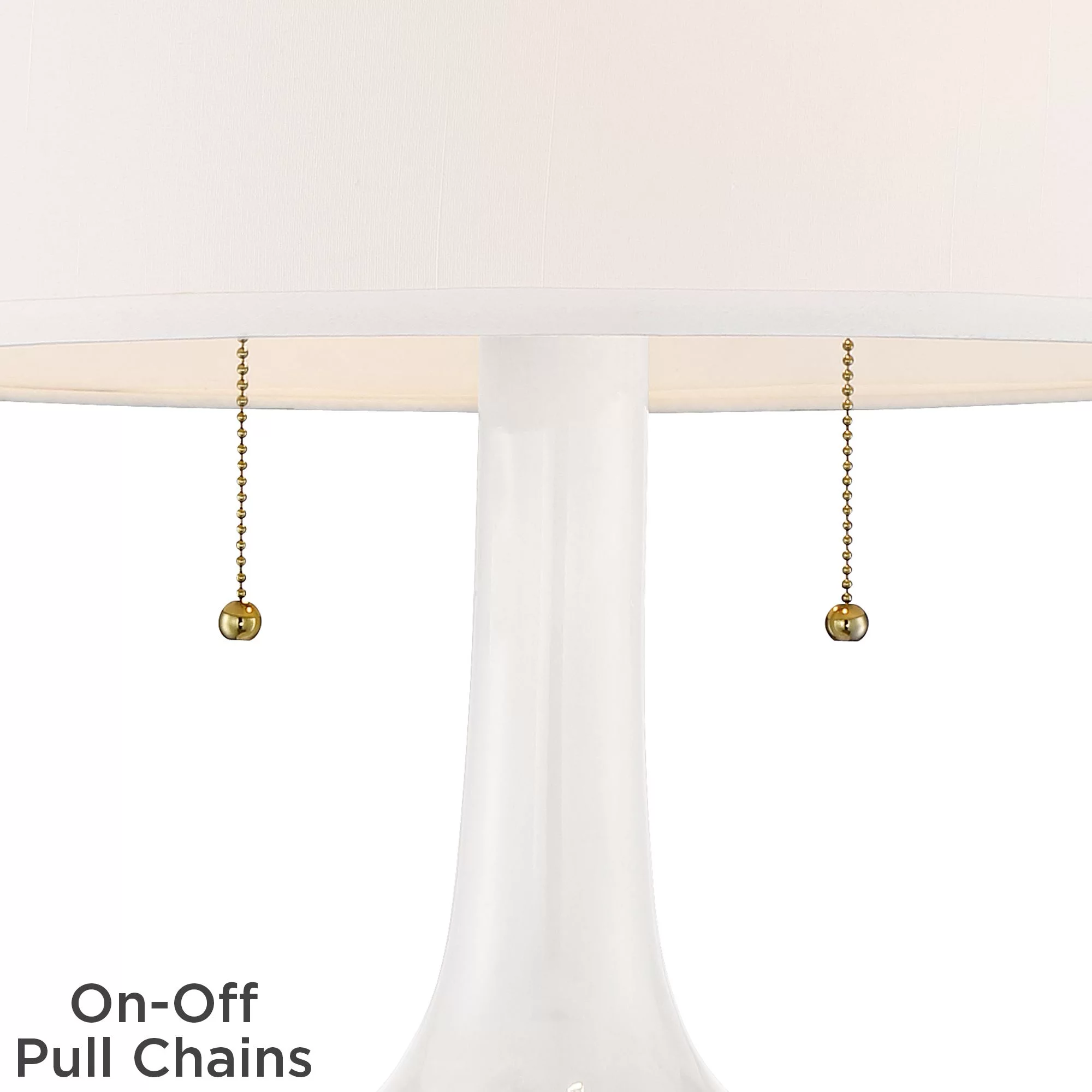 Possini Euro Design Natalia Country Cottage Table Lamp with Round Black Marble Riser 27" Tall White Floral Ceramic Drum Shade for Bedroom Living Room
