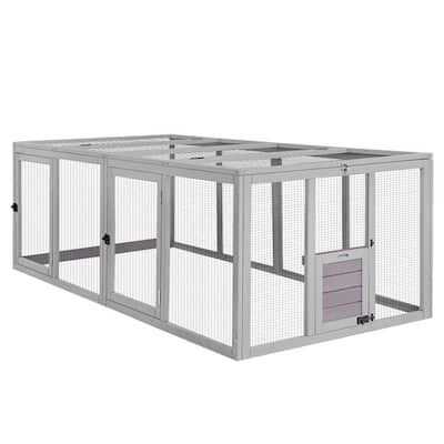 aivituvin Chicken Coop Extension Run Combine with AIR45 Air59 Air66 Air67 Air69 AIR60 - Pet Supplies online store