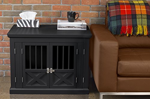 zoovilla Merry Products Triple Door Medium Dog Crate, Color White
