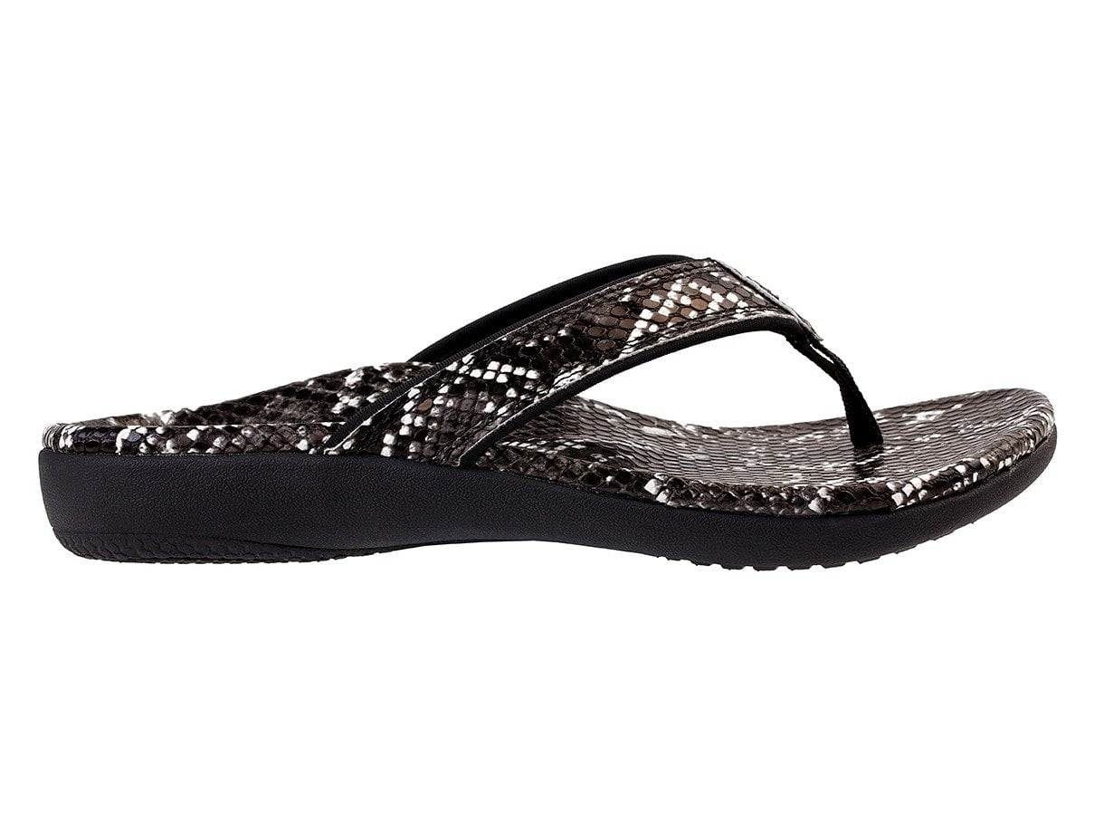 Spenco Yumi Nuevo Snake Women's Orthotic Thong Sandal - Curated Treasures Market