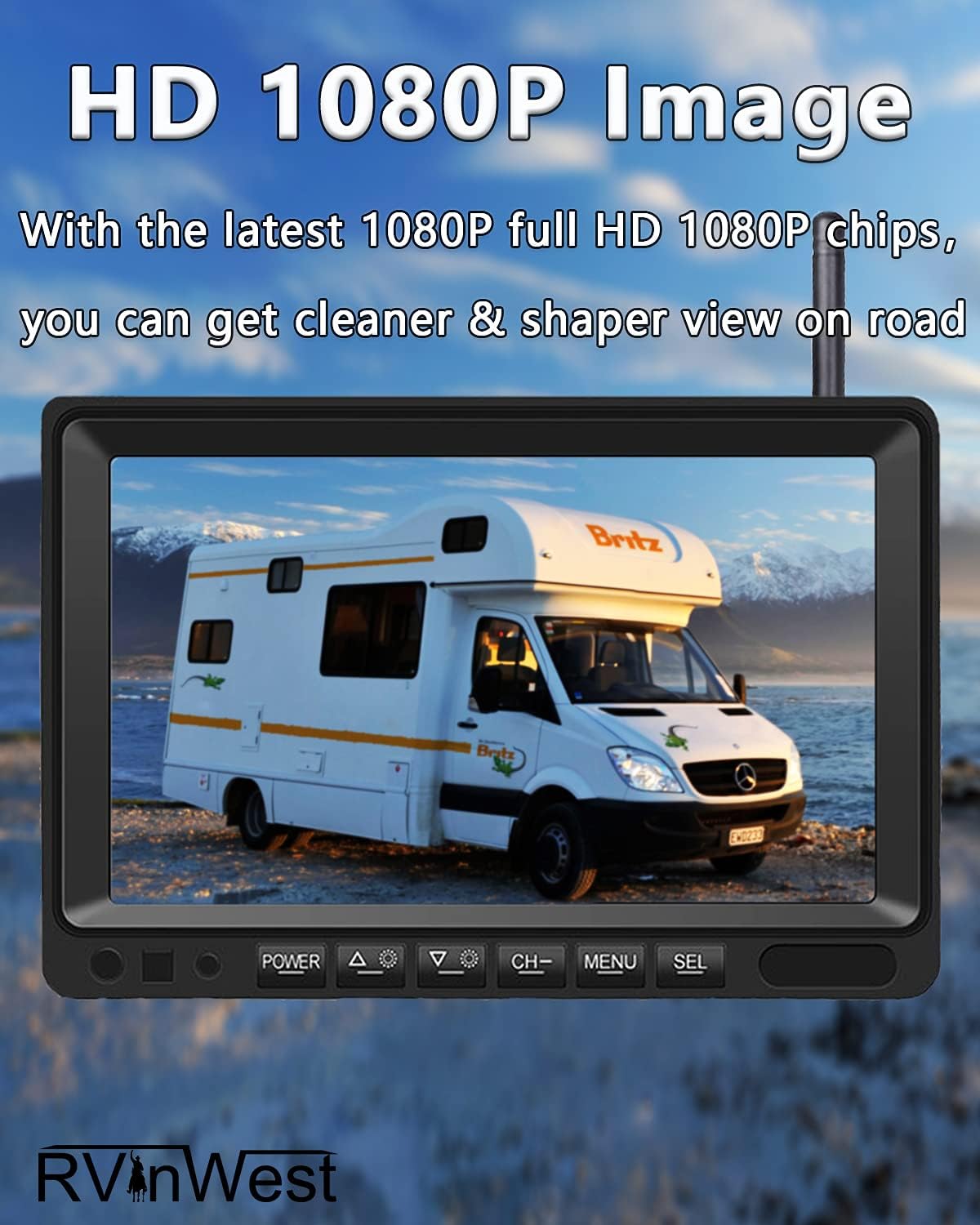 HD RV Wireless Backup Camera