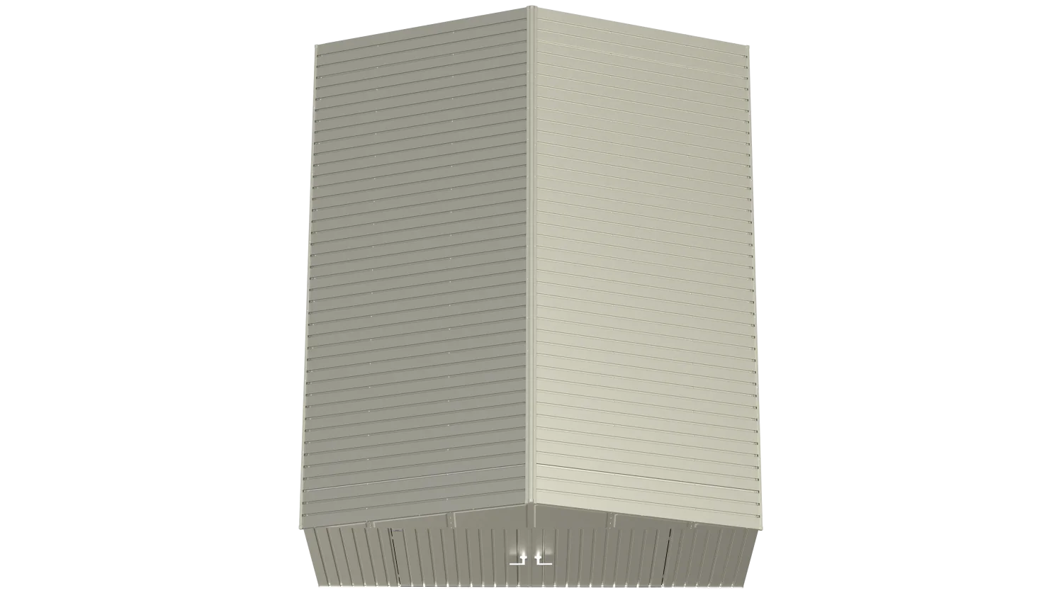Arrow Elite Steel Storage Shed, 12x14, Cool Grey