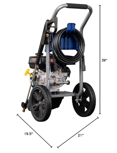 Westinghouse WPX3400 Gas Pressure Washer, 3400 PSI and 2.6 Max GPM, Onboard Soap Tank, Spray Gun and Wand, 5 Nozzle Set