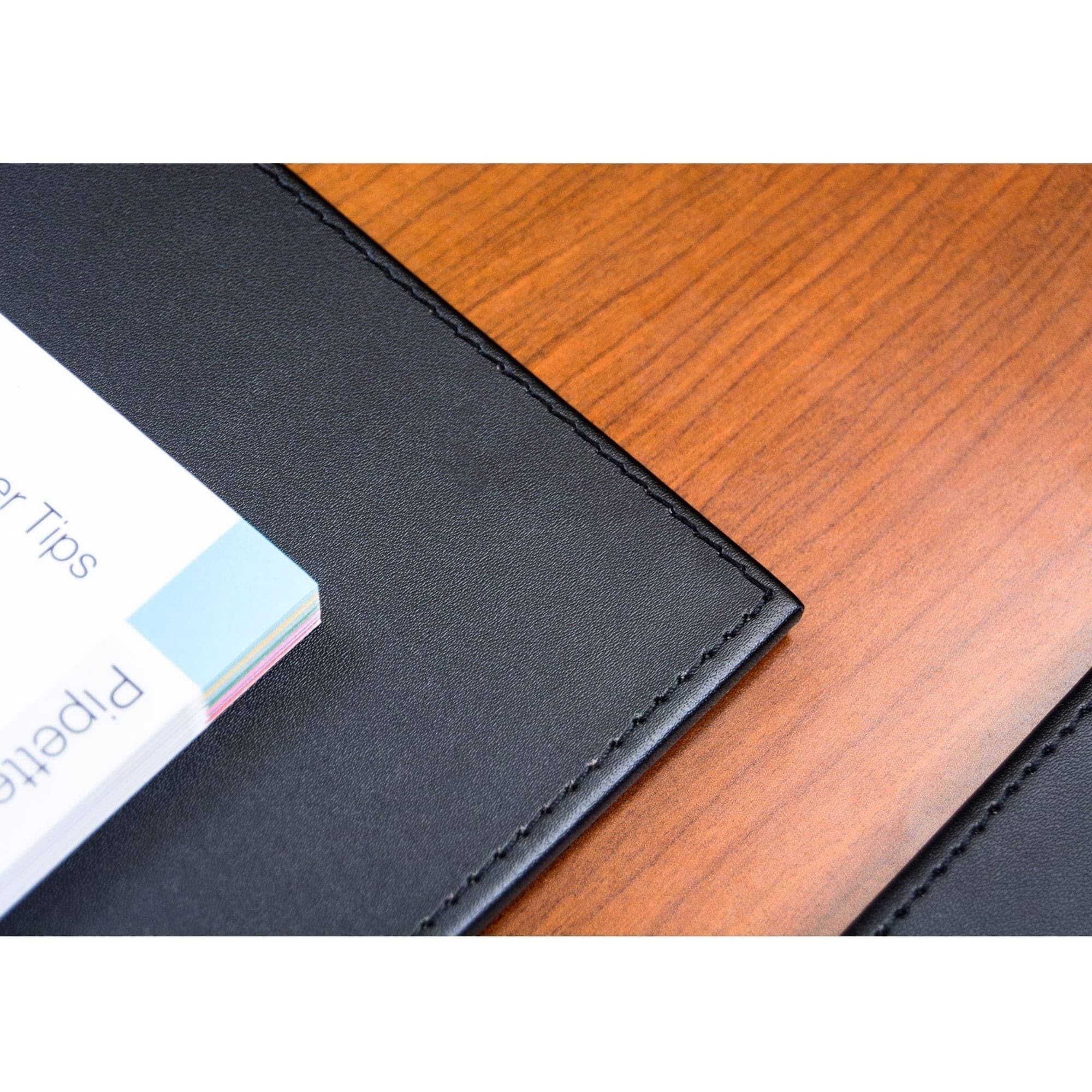 Dacasso Black Leatherette Conference Table Pad
