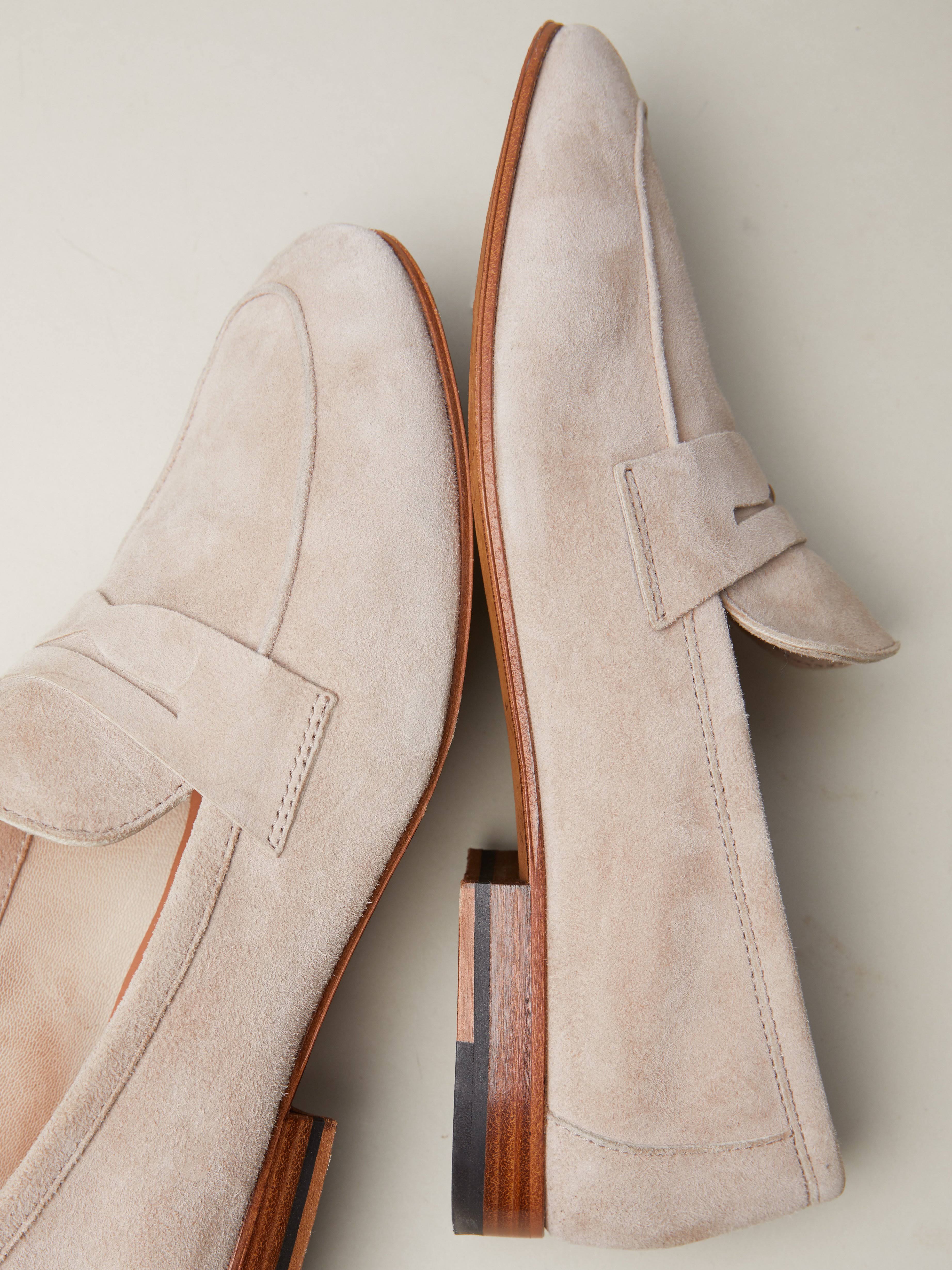 M. Gemi | The Sacca Donna Suede | 7.5 US | Oatmeal Suede