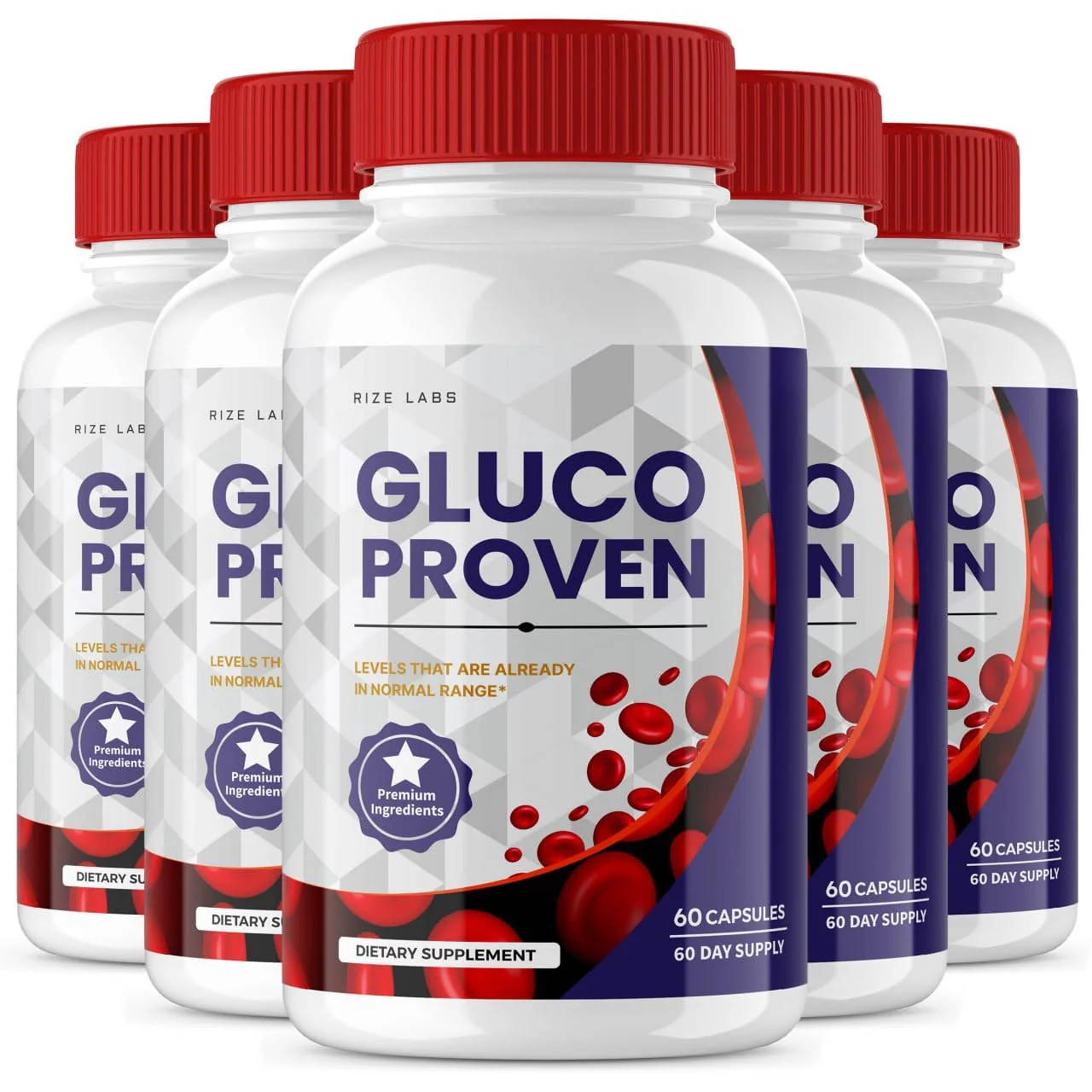 (5 Pack) Gluco Proven Capsules