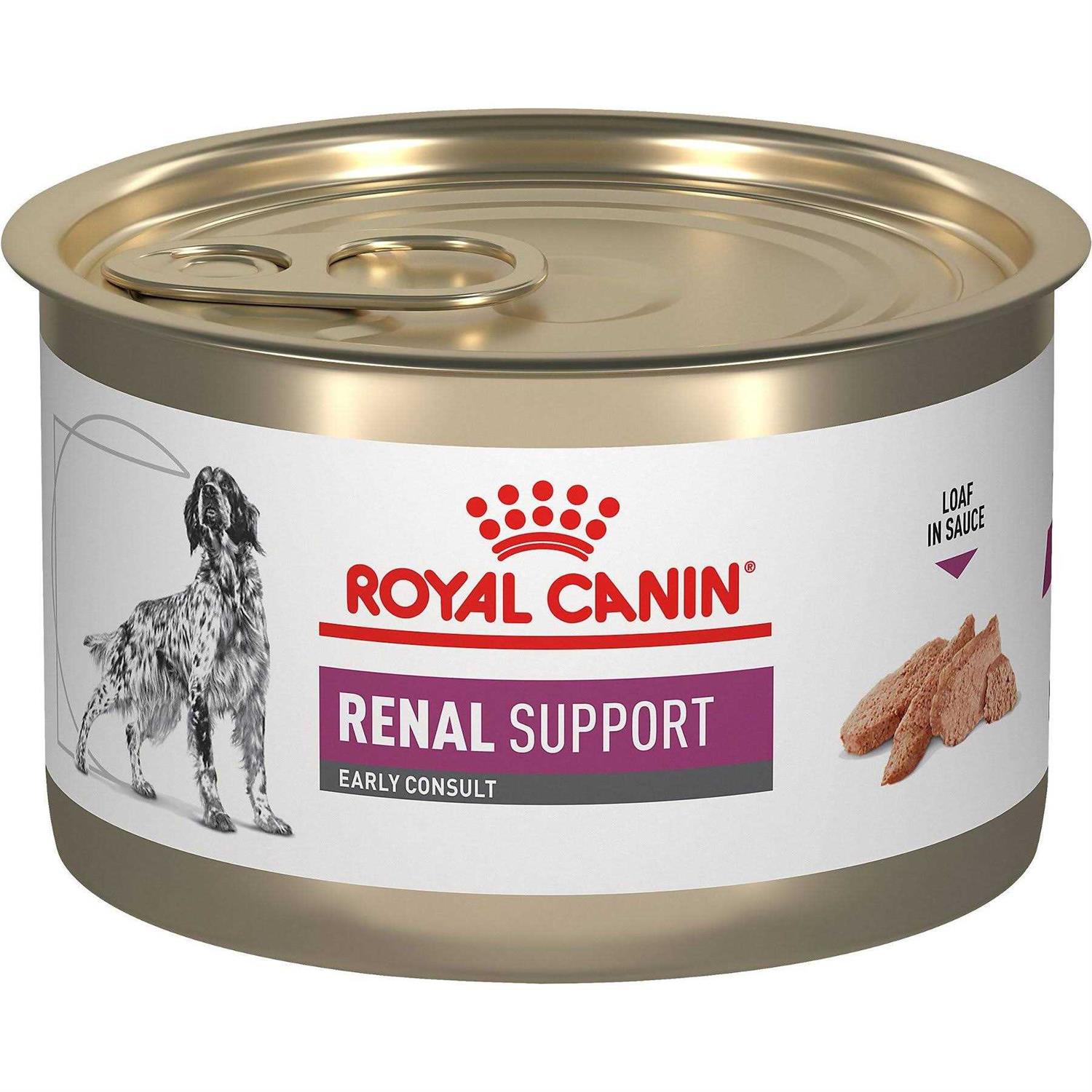 Royal Canin Veterinary Diet Adult Renal Support Early Consult Loaf in Sauce Canned Dog Food - Pet Supplies online store