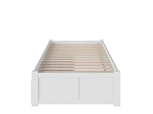 AFI Concord Platform Bed with Footboard & Storage Drawers