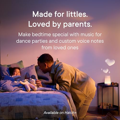 Hatch Rest Baby Sound Machine, Night Light | 2nd Gen | Registry Essential, Sleep Trainer, Routine Builder, Time-to-Rise Alarm Clock
