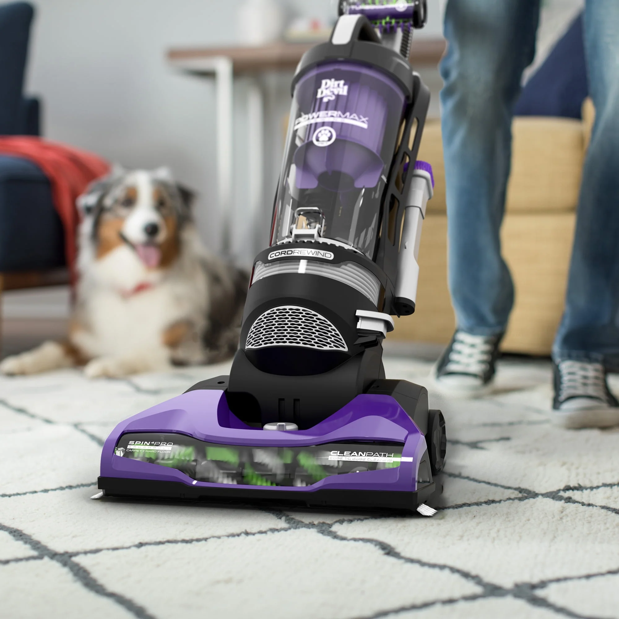 Dirt Devil Power Max Rewind Pet Vacuum Cleaner, UD78710, New