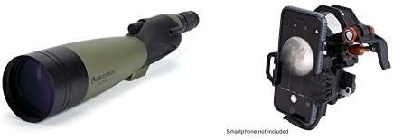 Celestron – Ultima 80 Angled Spotting Scope – 20 to 60x80mm Zoom Eyepiece – Multi-Coated Optics for Bird Watching, Wildlife
