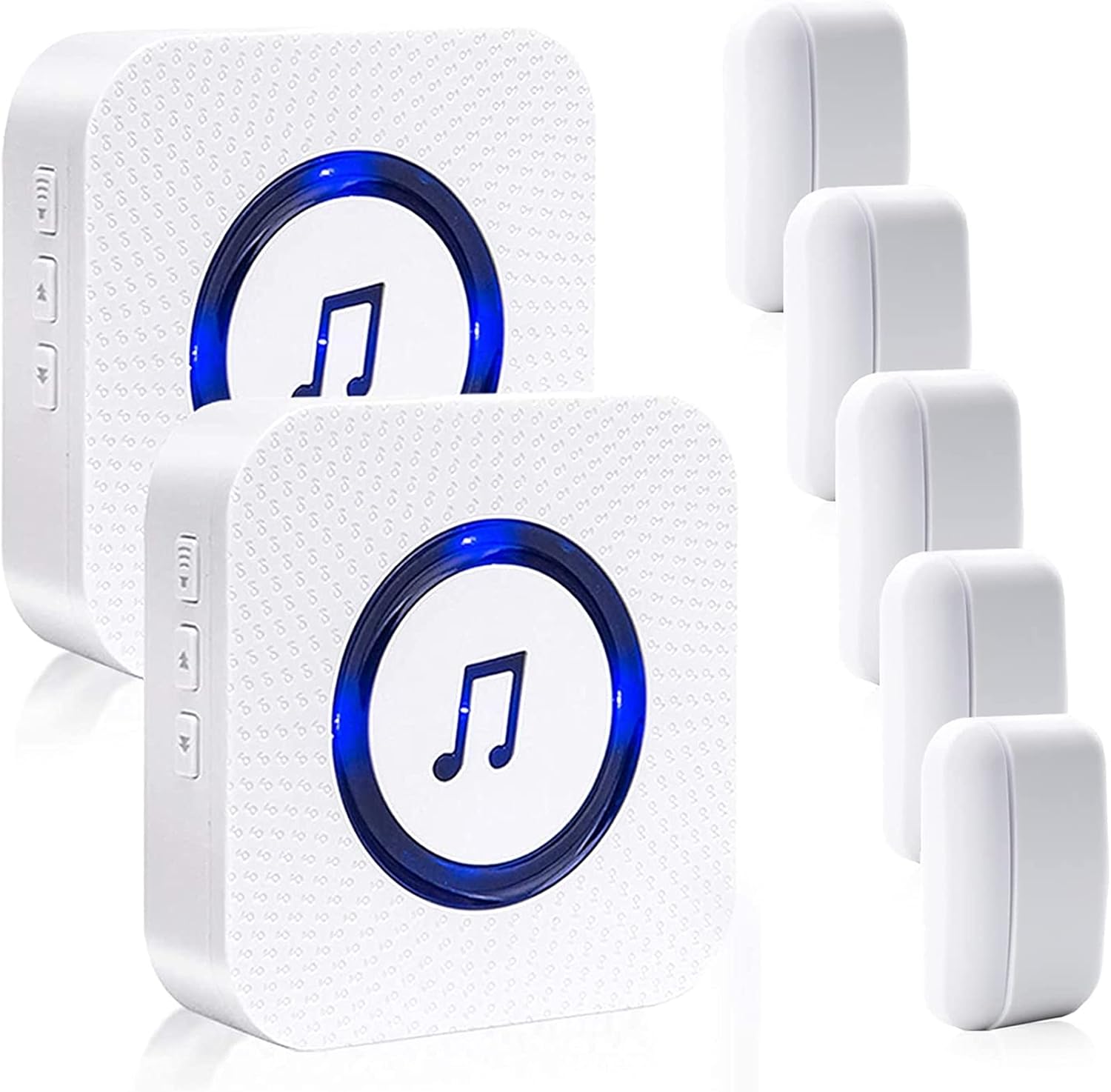 Door Alarm with Chime Adjustable Volume Sanjie Wireless Door Chime When Door Opens for Home/Business With 1000 ft Long Range 55 Melodies